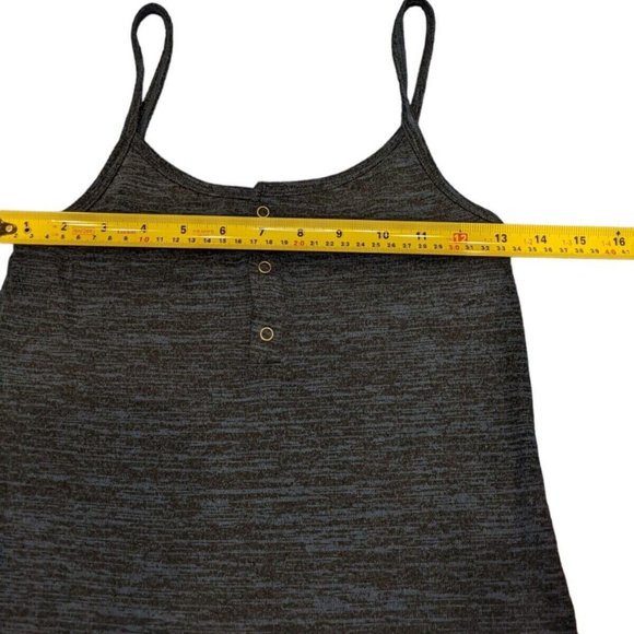 Aritzia Golden by TNA McCulley Knit Tank Dress In Heathered Blue Size M - Picture 5 of 12